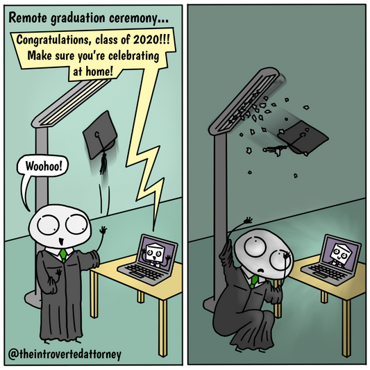 Remote Law School Graduation