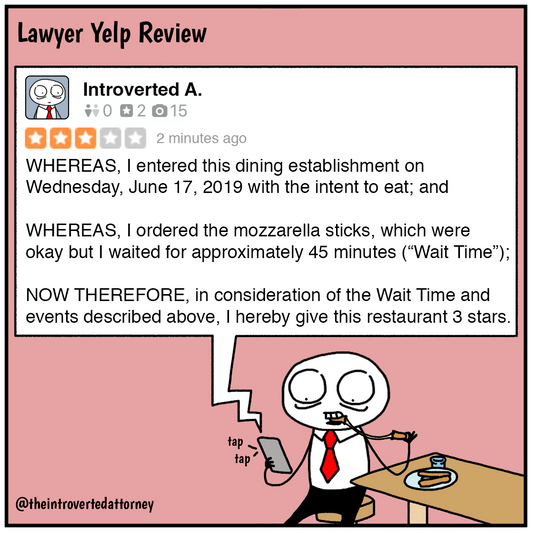 Lawyer Yelp Review