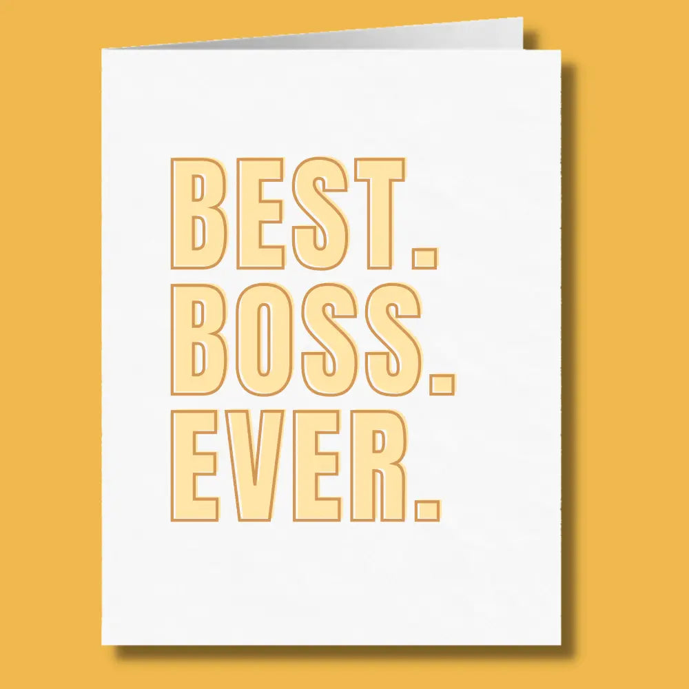 Best Boss Ever | Corporate Humor | Funny Greeting Card