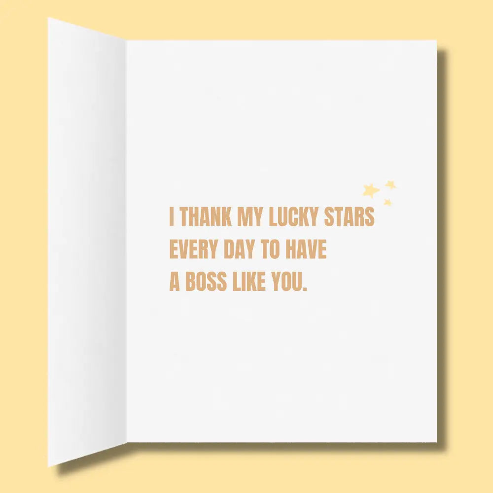 Best Boss Ever | Corporate Humor | Funny Greeting Card
