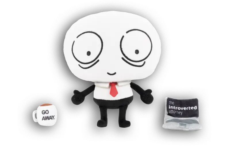 Introverted Attorney Mini Plush