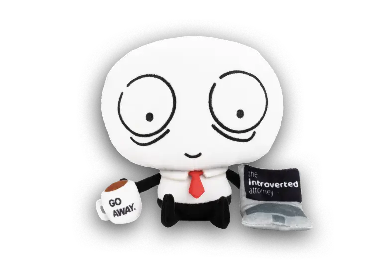 Introverted Attorney Mini Plush