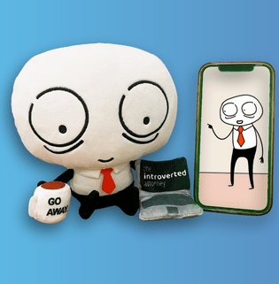 Introverted Attorney Mini Plush