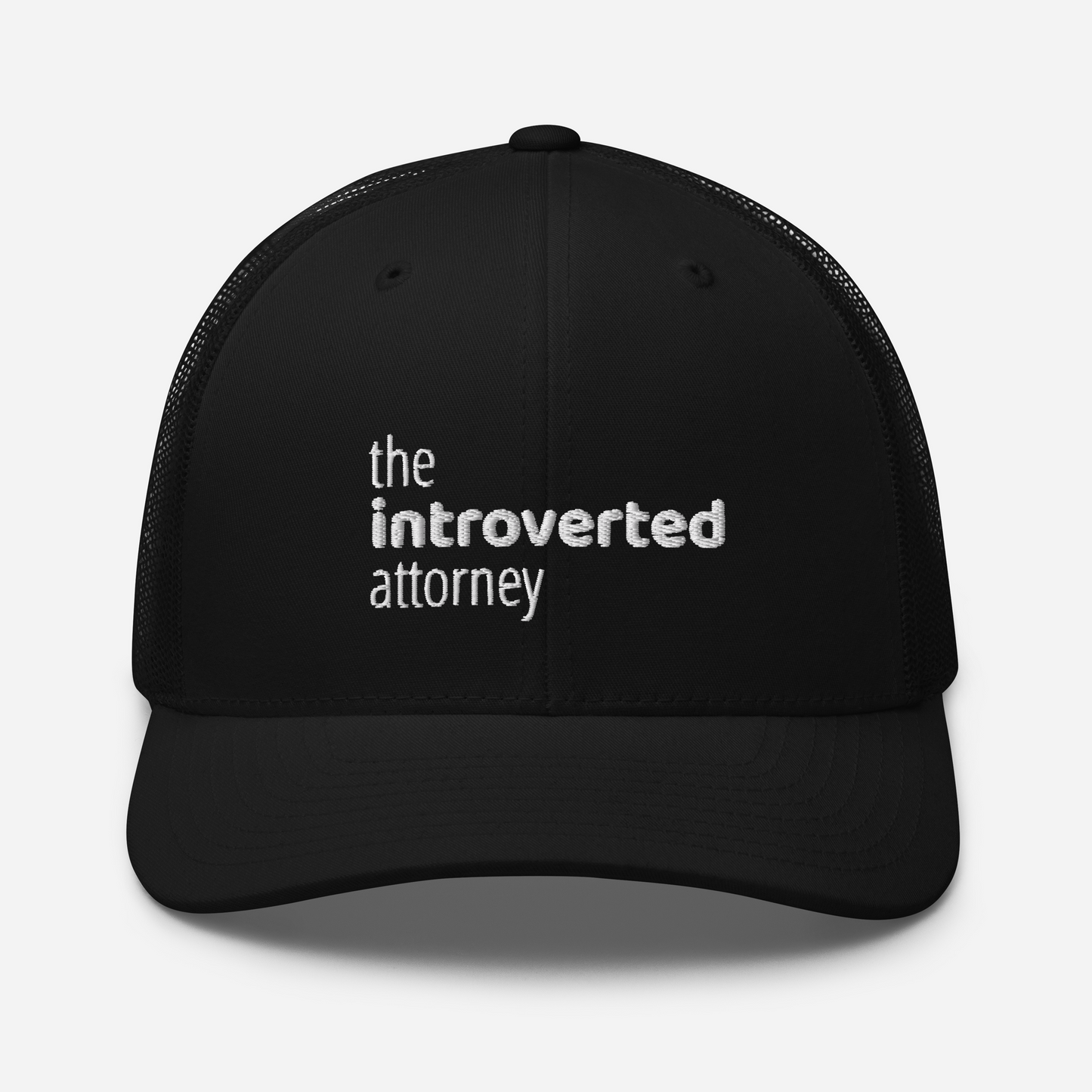 The Introverted Attorney Trucker Cap
