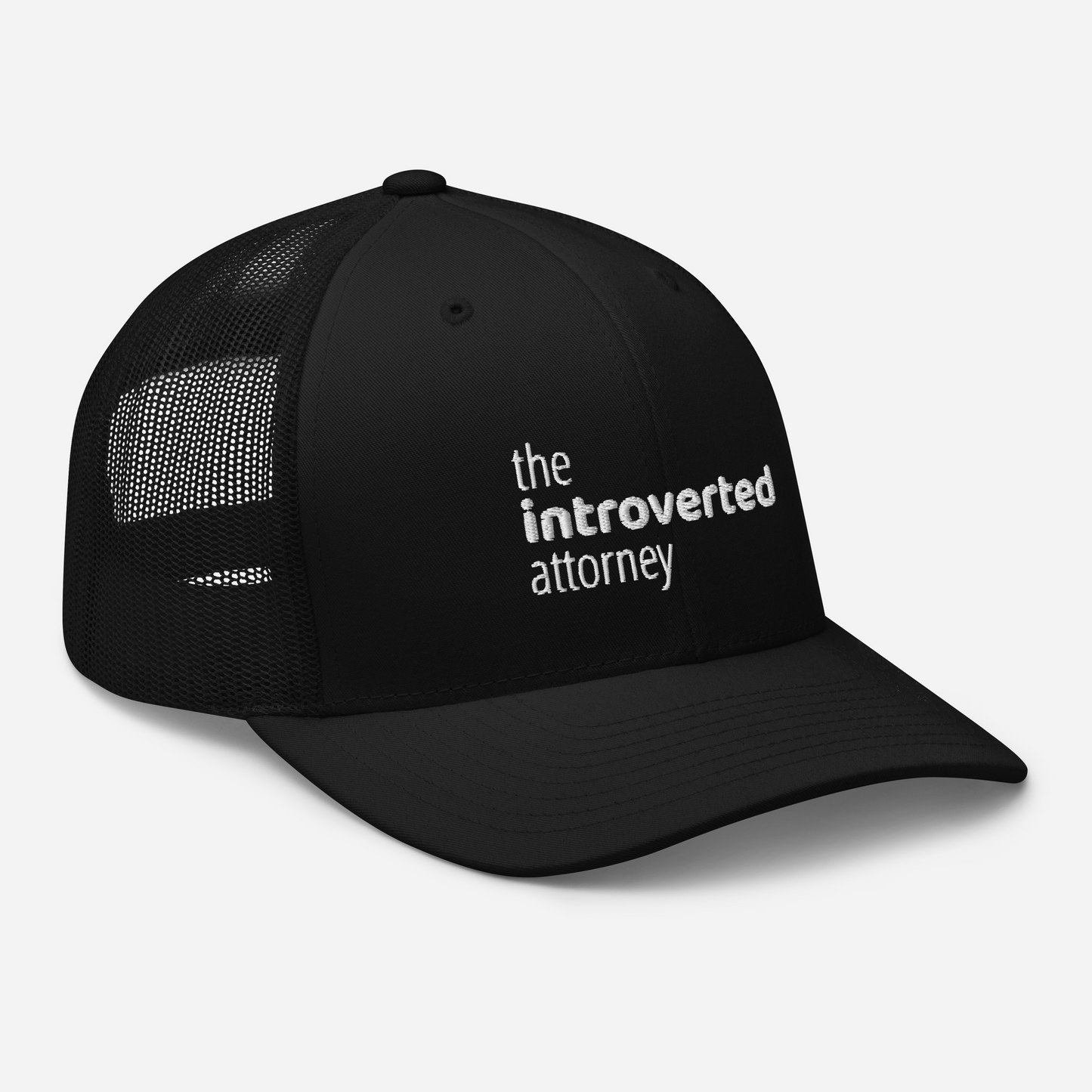 The Introverted Attorney Trucker Cap