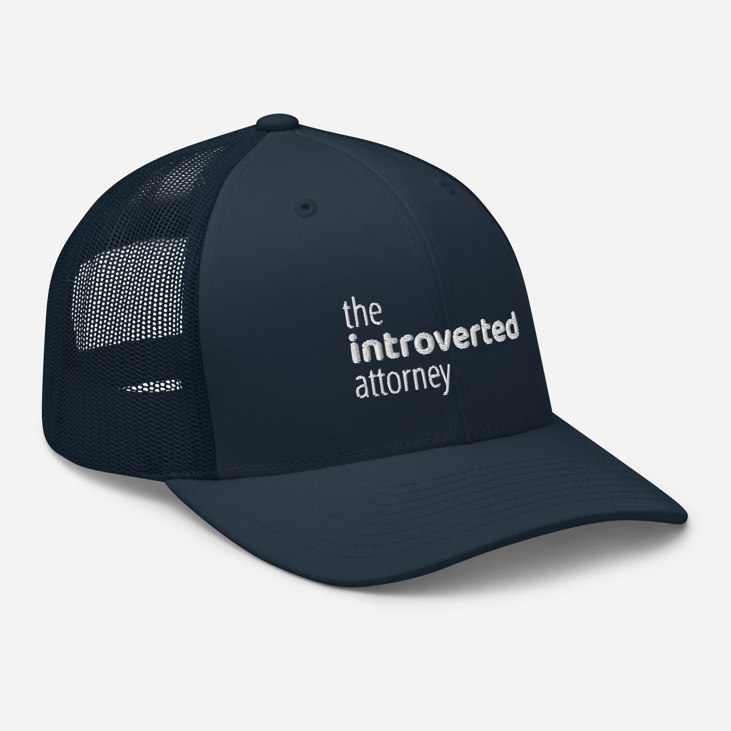 The Introverted Attorney Trucker Cap