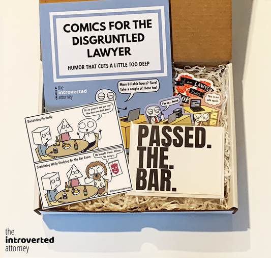 Passed The Bar Lawyer Gift Box | Lawyer Bar Exam Gift | Bar Exam Care Package for Lawyers | Bar Exam Gifts