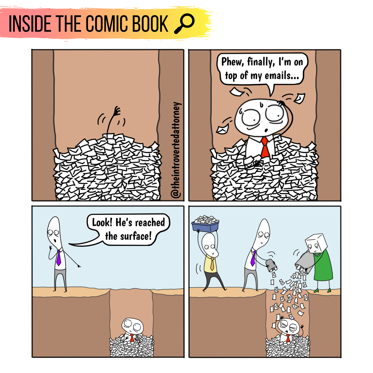 Wait, Why Am I Still Working Here? | Comics for When You Hate Your Job | Funny Lawyer and Corporate Humor Comic Book | Funny Holiday Gift