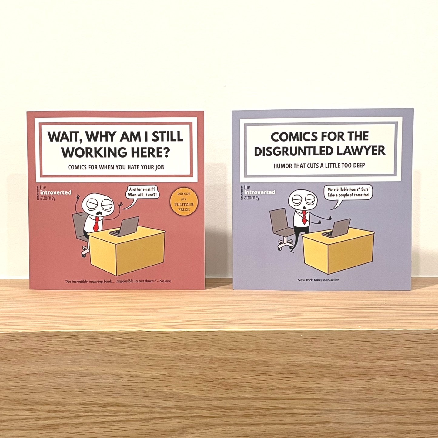 Set of 2 Comic Books | Comic Book for the Disgruntled Lawyer | Wait, Why Am I Still Working Here?