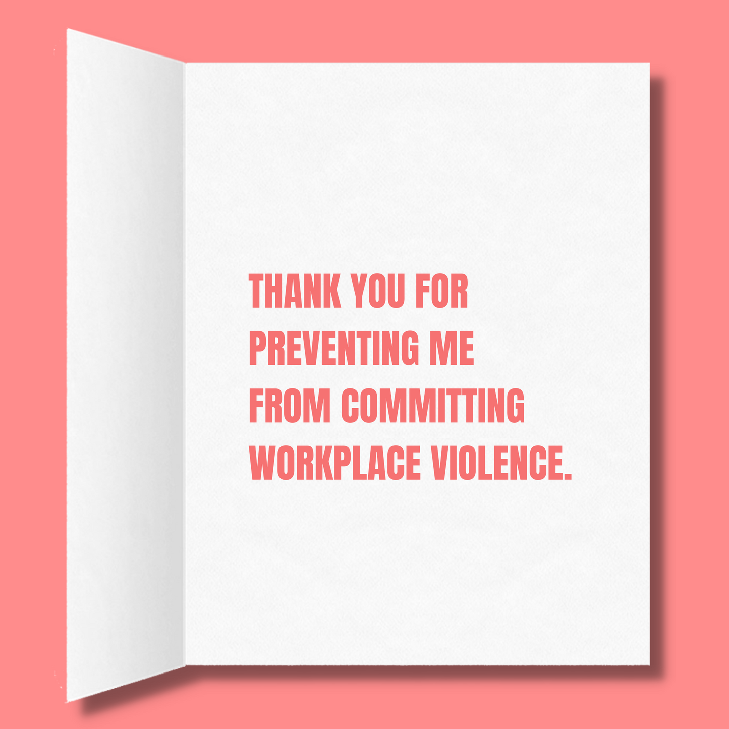 Best Work Wife Ever | Preventing Workplace Violence | Funny Card for Coworker BFF
