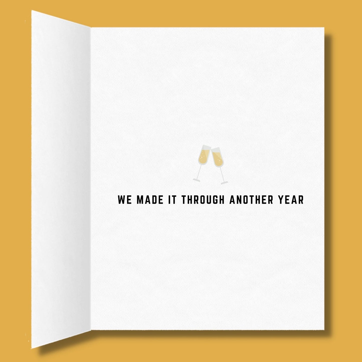 Ho! Ho! Ho-ly Shit Christmas Card | Funny Holiday Greeting Card for Coworkers