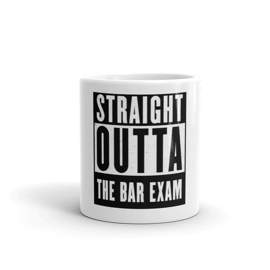 Straight Outta The Bar Exam Lawyer Mug | Best Attorney Gifts | Funny Lawyer Cup | The Introverted Attorney