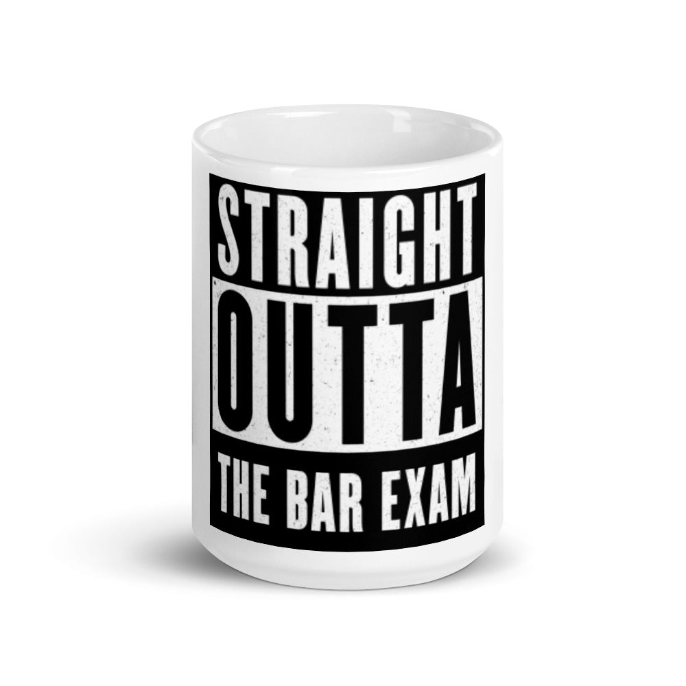 Straight Outta The Bar Exam Lawyer Mug | Best Attorney Gifts | Funny Lawyer Cup | The Introverted Attorney