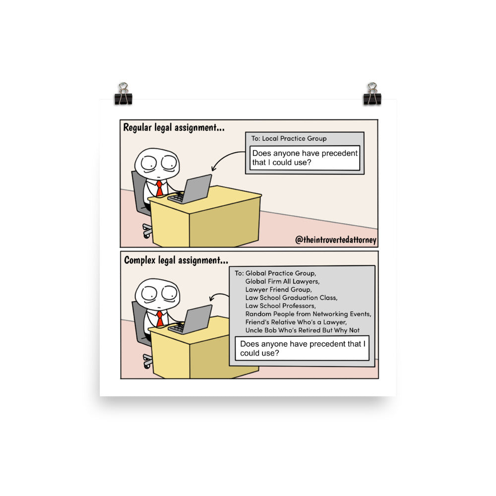 Call for Help | Best Lawyer Law Firm Gifts | Law Comic Print | Funny Gifts for Attorneys