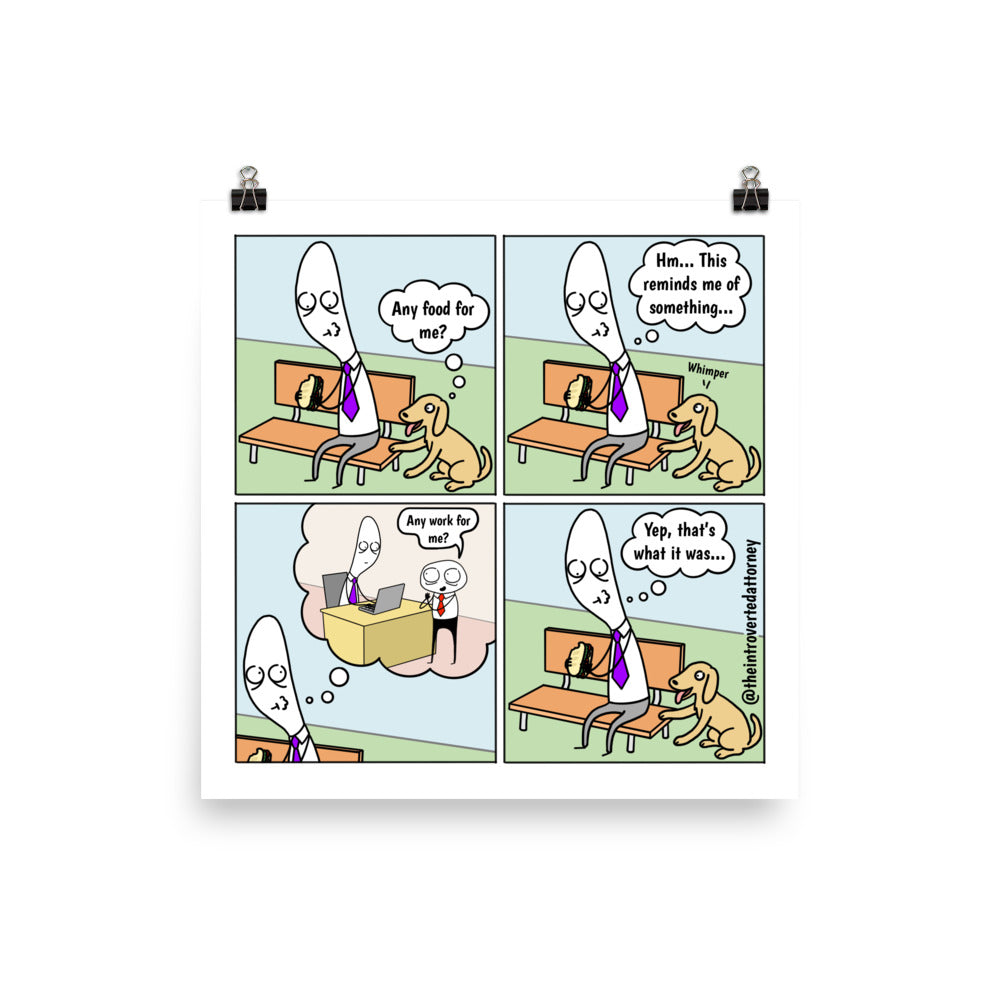 Similarities | Best Lawyer Law Firm Gifts | Law Comic Print | Funny Gifts for Attorneys