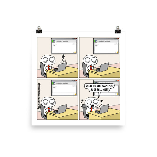 The Lone Hi | Best Lawyer Law Firm Gifts | Law Comic Print | Funny Gifts for Attorneys