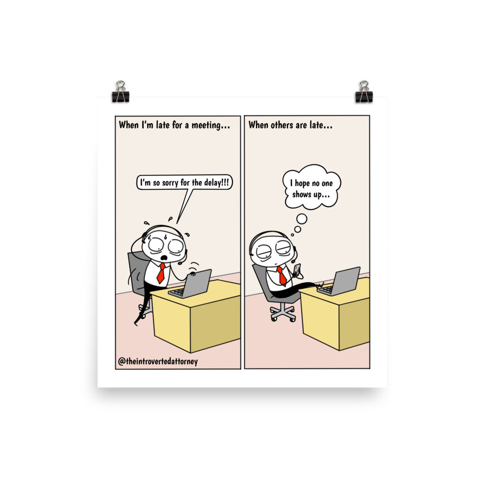 Funny Lawyer Comic Print | Best Attorney Gifts | Law Firm Humor