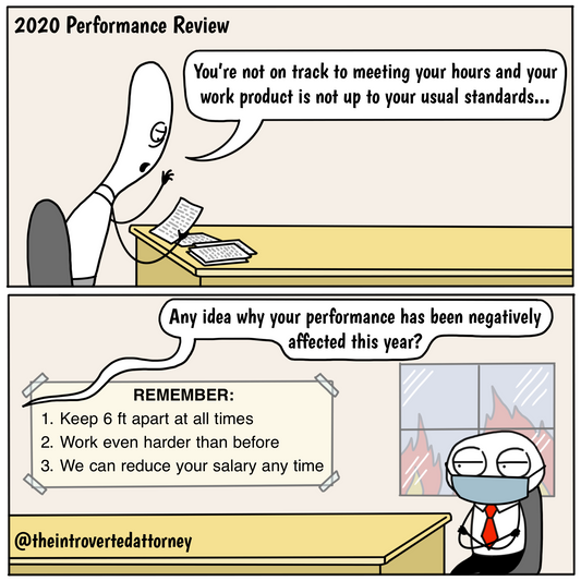 2020 Law Firm Performance Review Comic