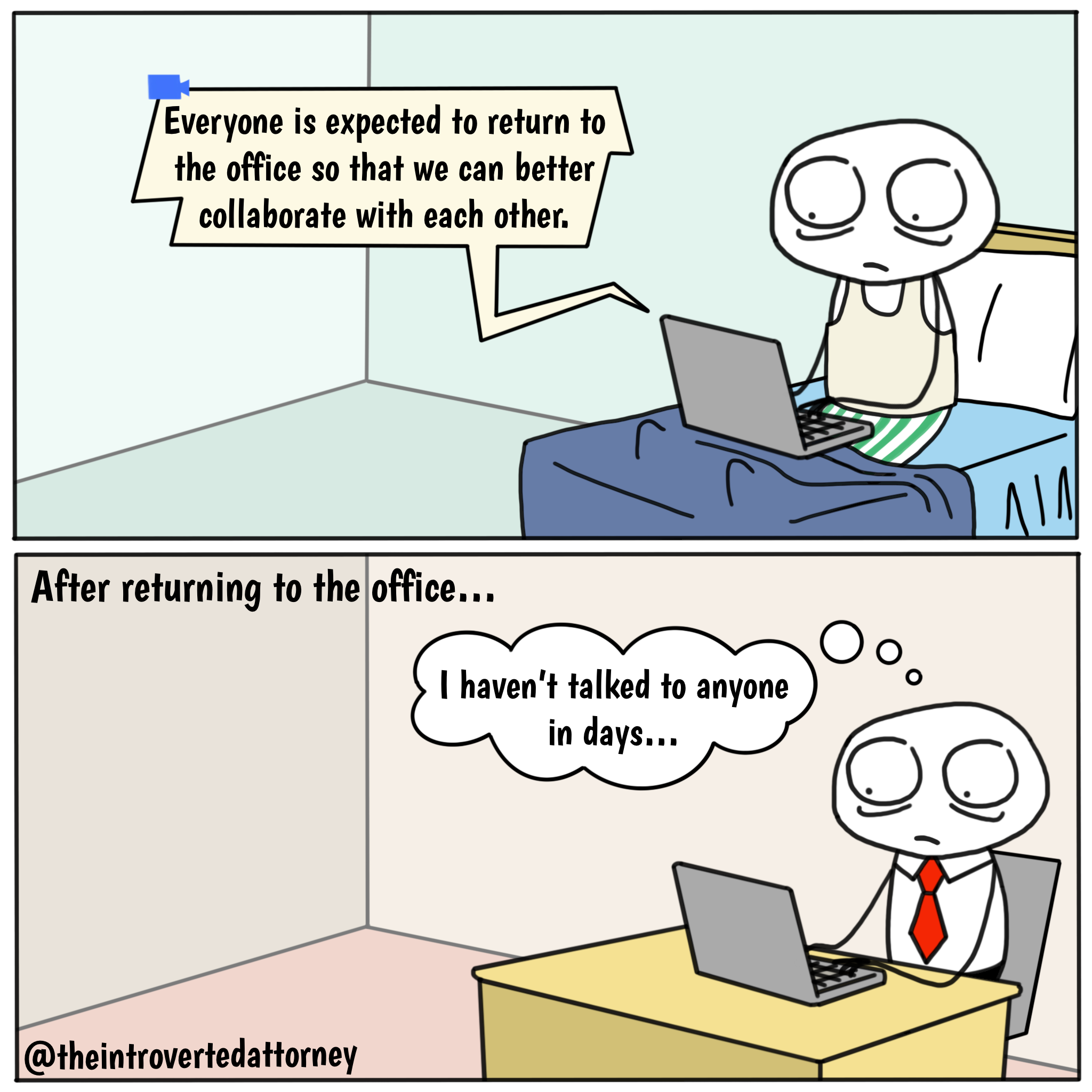 Collaboration | Lawyer Humor | Introverted Attorney Comic – The ...