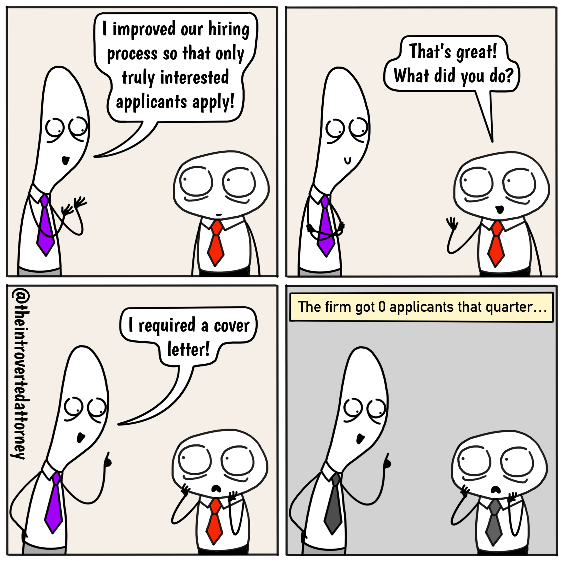 Cover Letter | Lawyer Humor | Introverted Attorney Comic – The Introverted  Attorney