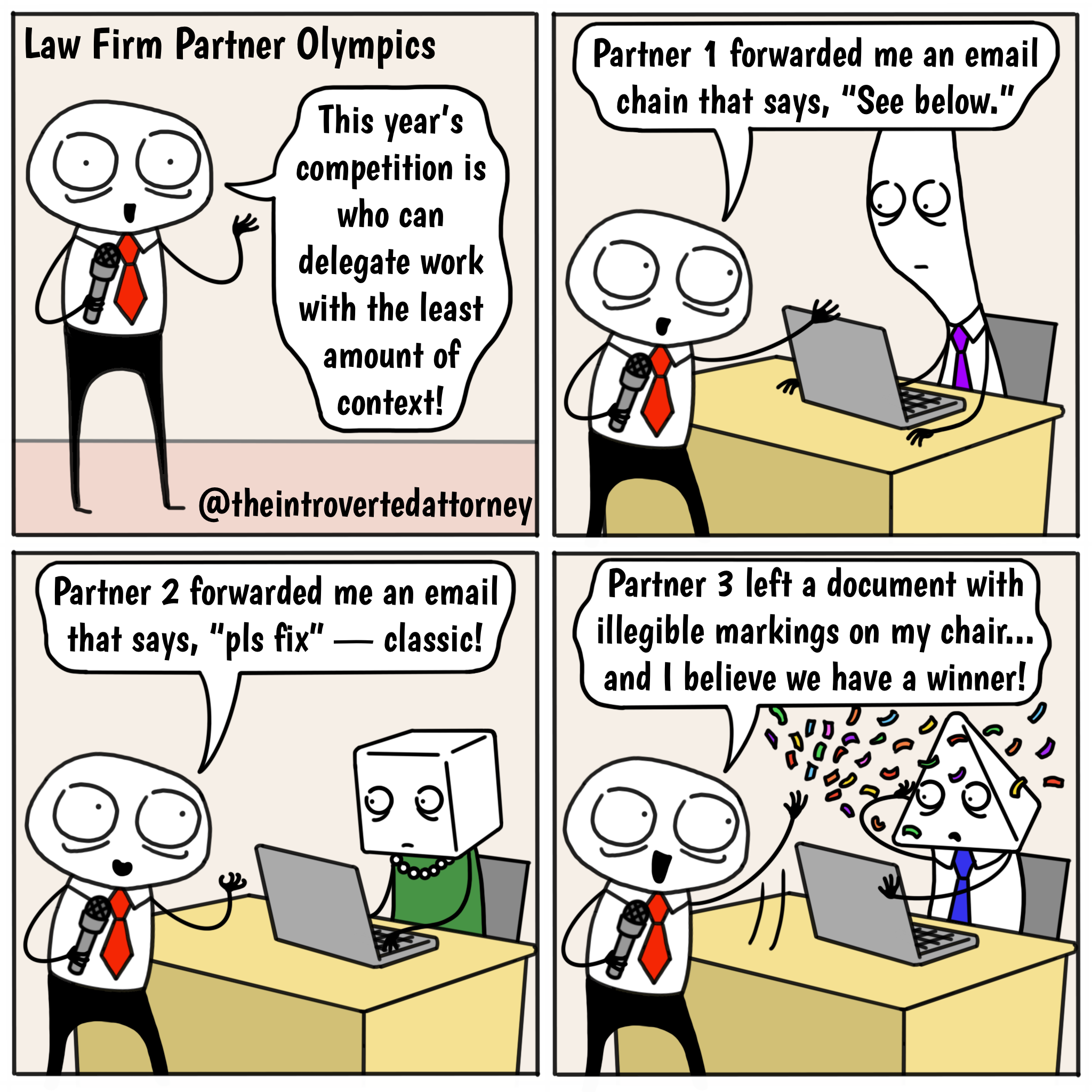 Law Firm Partner Memes Funny Lawyer Comic Print | Best Attorney Gifts