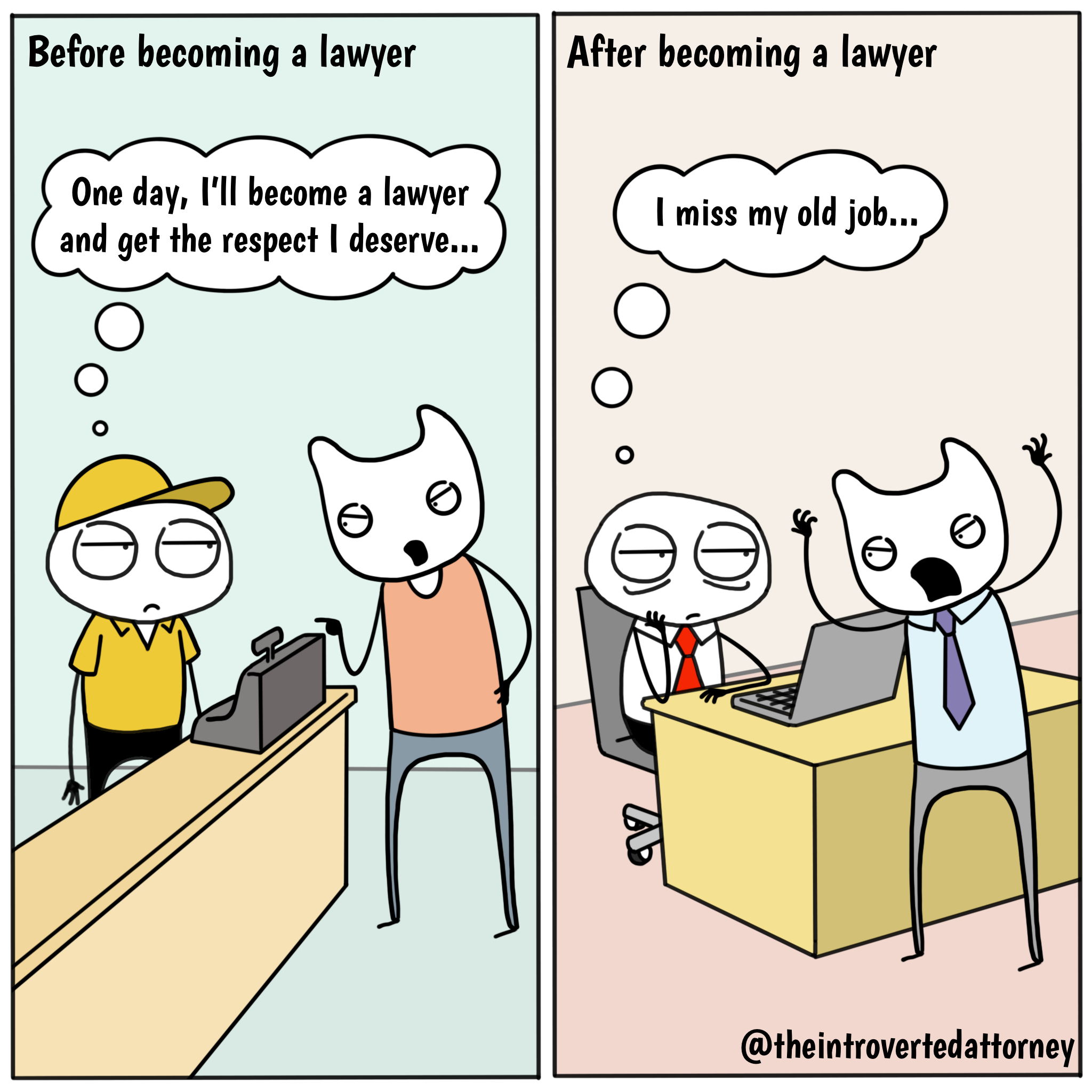 One Day | Lawyer Humor | Introverted Attorney Comic – The Introverted ...