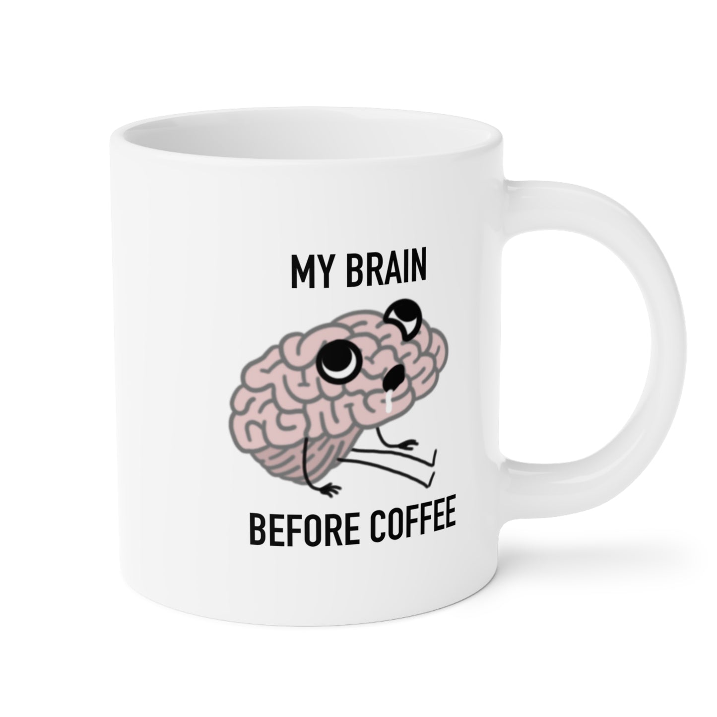 My Brain Before Coffee | Jumbo Mug, 20oz | The Introverted Attorney