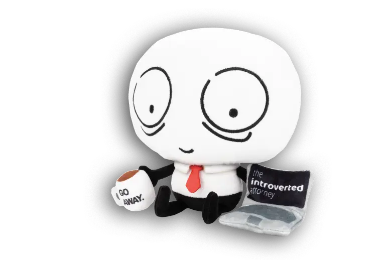 Introverted Attorney Mini Plush