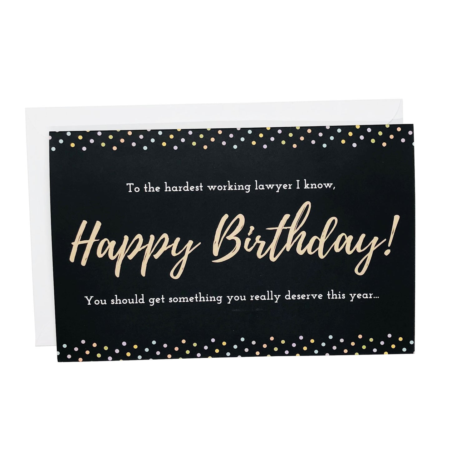 Happy Birthday Coupon Greeting Card for Attorneys