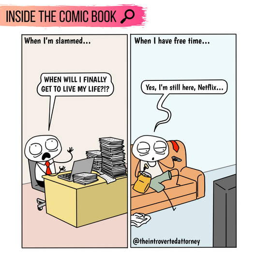 Wait, Why Am I Still Working Here? | Comics for When You Hate Your Job | Funny Lawyer and Corporate Humor Comic Book | Funny Holiday Gift