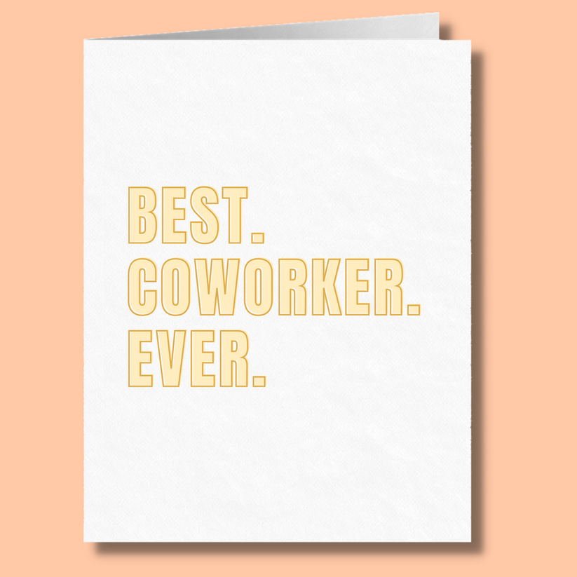 Best Coworker Ever | Funny Thank You or Valentine's Day Card – The ...