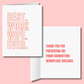 Best Work Wife Ever | Preventing Workplace Violence | Funny Card for Coworker BFF