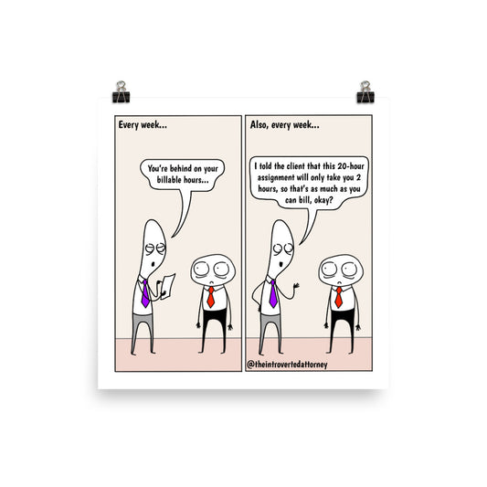 Catch 22 | Best Lawyer Law Firm Gifts | Law Comic Print | Funny Gifts for Attorneys