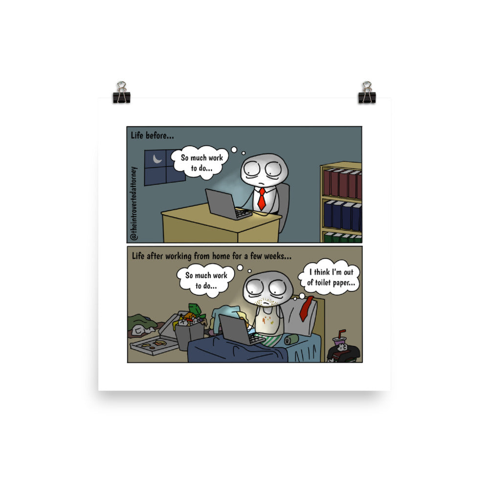 introverted attorney comic prints gifts for lawyers