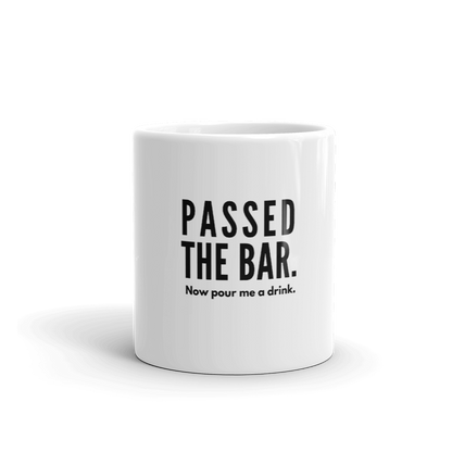 Passed The Bar. Now Pour Me a Drink Mug | Best Attorney Gifts | Funny Lawyer Cup | The Introverted Attorney