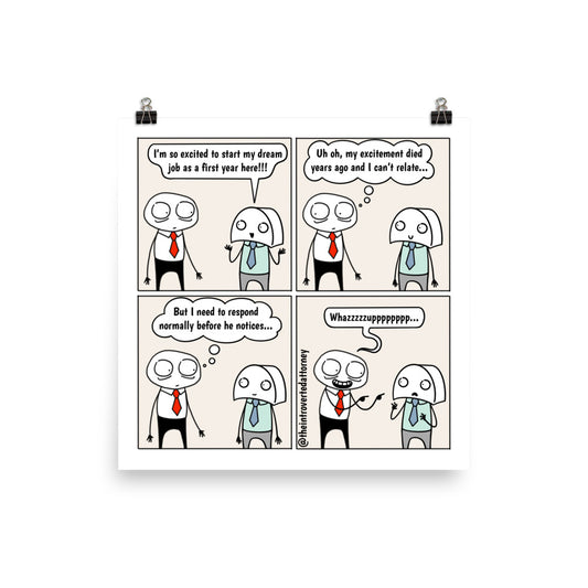 Cannot Relate | Best Lawyer Law Firm Gifts | Law Comic Print | Funny Gifts for Attorneys