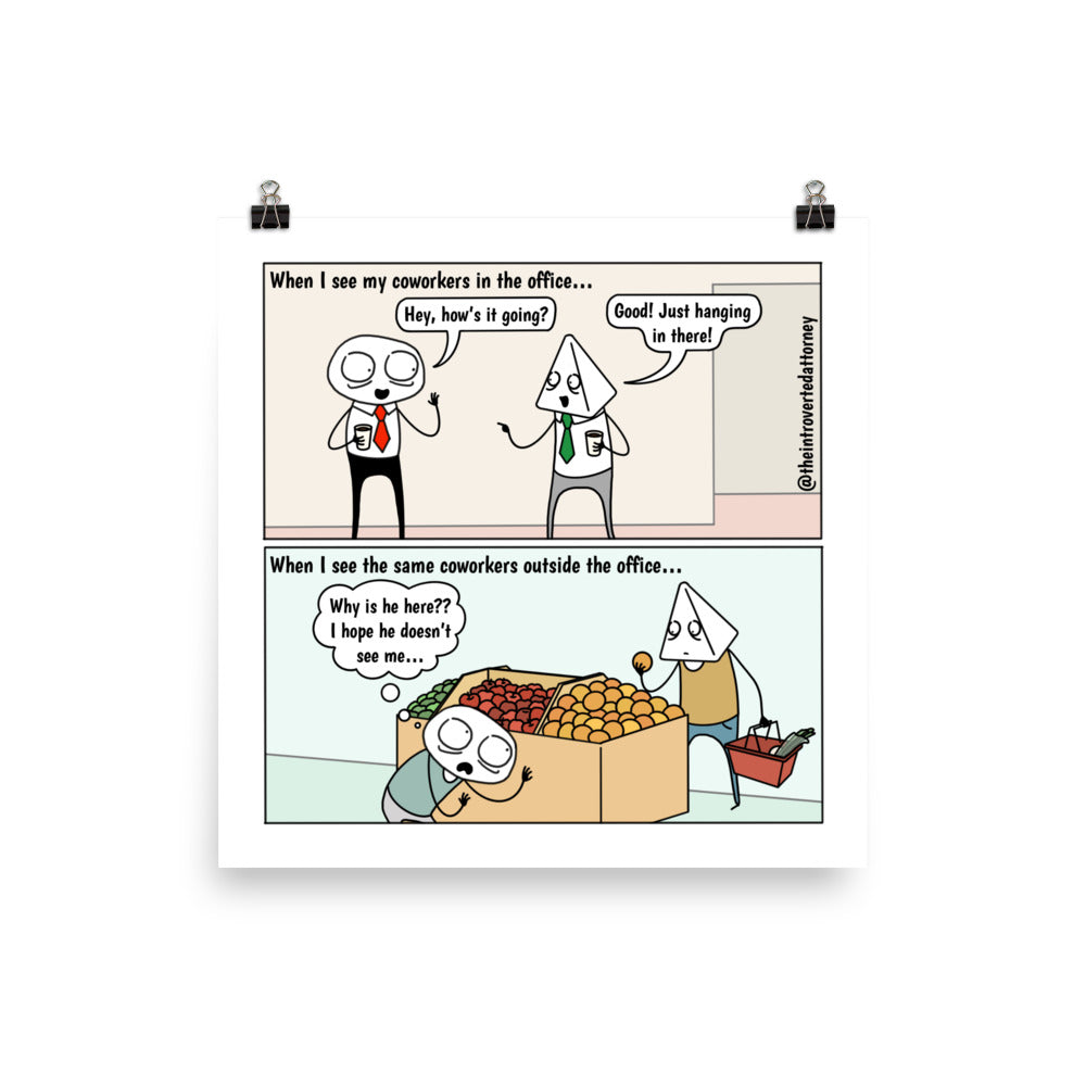 Unnatural Sighting | Best Lawyer Law Firm Gifts | Law Comic Print | Funny Gifts for Attorneys